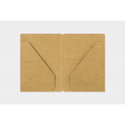 Traveler's Company (Midori) Notebook Refill, Passport Size, 010 Kraft paper Folder