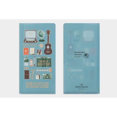 Traveler's Company (Midori) Notebook Refill, Standard Size, Clear Folder 2020