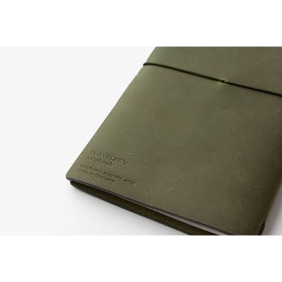 Traveler's Company (Midori) Notebook, Standard Size, Olive