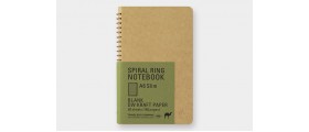 Traveler's Company (Midori) Spiral Ring Notebook, A6, DW Kraft Paper