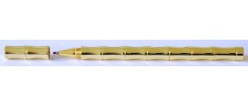 Brass "Bamboo" Rollerball, Gold