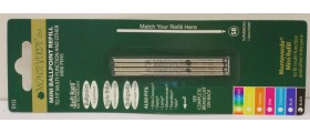 Monteverde D-1 Ballpoint Refill for Small Pens and Multipens, Superbroad, per pack of 4
