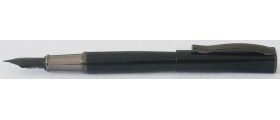 Monteverde Impressa Fountain Pen, Black with Gunmetal Trim