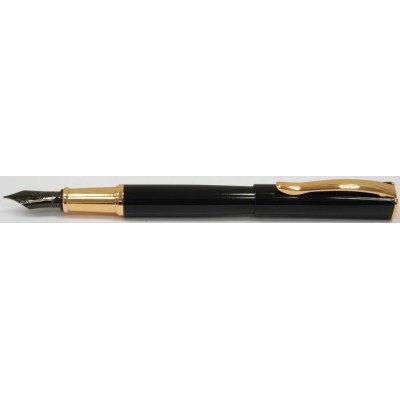Monteverde Impressa Fountain Pen, Black with Rose Gold Trim