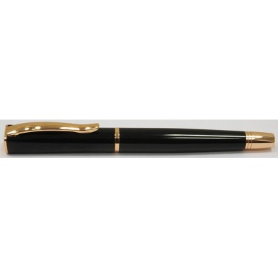 Monteverde Impressa Fountain Pen, Black with Rose Gold Trim