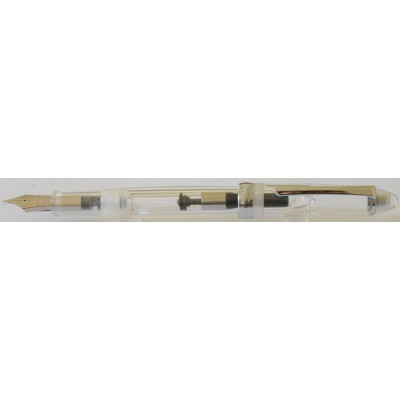 PenBBS No. 308 Cartridge/Converter/Eyedropper Fountain Pen, Clear Glass