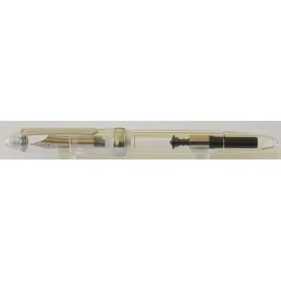 PenBBS No. 308 Cartridge/Converter/Eyedropper Fountain Pen, Clear Glass