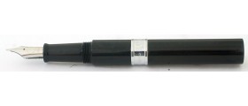 PenBBS No. 471 Pocket Eyedropper Convertible Fountain Pen/Ink Rollerball, Black
