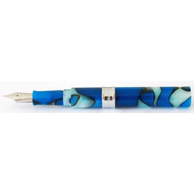 PenBBS No. 471 Pocket Eyedropper Convertible Fountain Pen/Ink Rollerball, Storm