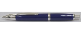 Pilot Capless Fountain Pen, Blue with Rhodium Accents