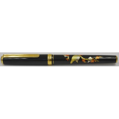 Platinum Modern Maki-e Fountain Pen, Bush Warbler