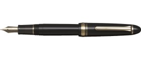 Sailor 1911L Casual Basis Fountain Pen, Muted Black with Gold Accents Sailor 1911L Casual Basis Fountain Pen, Muted Black with Gold Accents