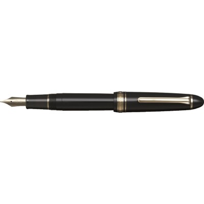 Sailor 1911L Casual Basis Fountain Pen, Muted Black with Gold Accents