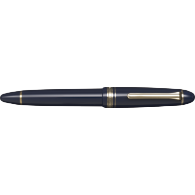 Sailor 1911L Casual Basis Fountain Pen, Blue with Gold Accents Sailor 1911L Casual Basis Fountain Pen, Blue with Gold Accents