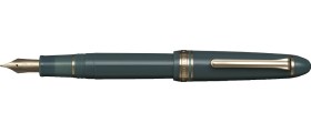 Sailor 1911L Casual Basis Fountain Pen, Muted Green with Gold Accents Sailor 1911L Casual Basis Fountain Pen, Muted Green with Gold Accents