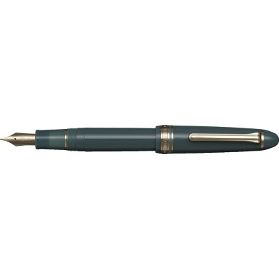 Sailor 1911L Casual Basis Fountain Pen, Muted Green with Gold Accents