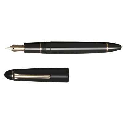 Sailor 1911L Casual Fountain Pen, Muted Black with Gold Accents