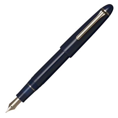 Sailor 1911L Casual Fountain Pen, Muted Blue with Gold Accents