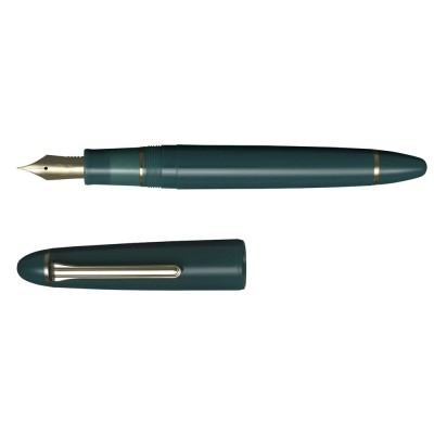 Sailor 1911L Casual Fountain Pen, Muted Green with Gold Accents Sailor 1911L Casual Fountain Pen, Muted Green with Gold Accents