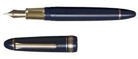 Sailor 1911L Casual Stable Fountain Pen, Muted Blue with Gold Accents Sailor 1911L Casual Stable Fountain Pen, Muted Blue with Gold Accents