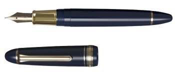 Sailor 1911L Casual Stable Fountain Pen, Muted Blue with Gold Accents