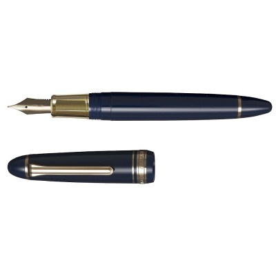 Sailor 1911L Casual Stable Fountain Pen, Muted Blue with Gold Accents