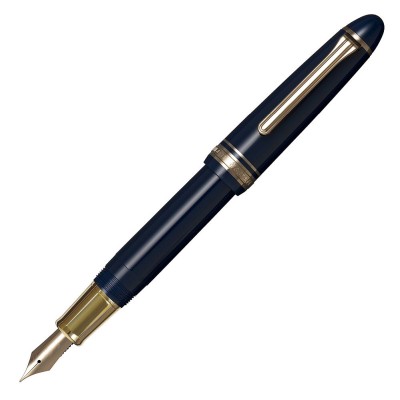 Sailor 1911L Casual Stable Fountain Pen, Muted Blue with Gold Accents Sailor 1911L Casual Stable Fountain Pen, Muted Blue with Gold Accents