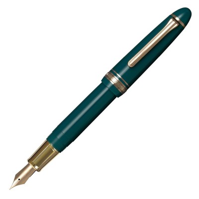 Sailor 1911L Casual Stable Fountain Pen, Muted Green with Gold Accents