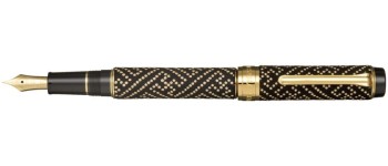 Sailor Kosyu-Inden Fountain Pen, Sayagata (Black)