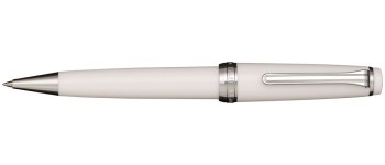 Sailor Professional Gear Slim Ballpoint Pen, White with Silver Accents