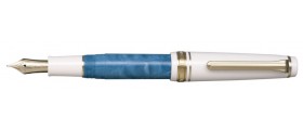 Sailor Professional Gear Slim Mini Fountain Pen, Recontre, Bleu Ciel