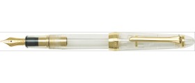 Sailor 1911 Classic Fountain Pen, Demonstrator with Gold Accents