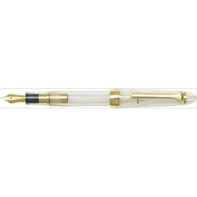 Sailor 1911 Classic Fountain Pen, Demonstrator with Gold Accents