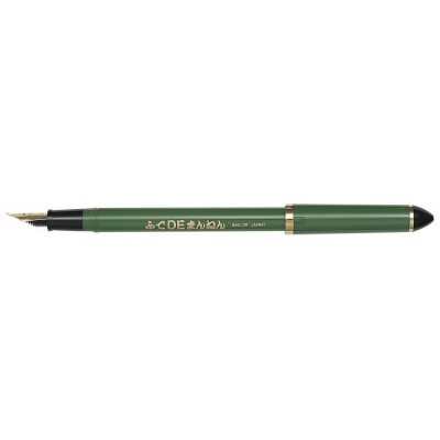 Sailor Fude De Mannen Calligraphy Green Fountain Pen