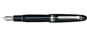 Sailor King of Pens ST Fountain Pen, Black with Silver Accents
