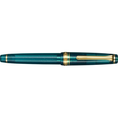 Sailor Professional Gear Slim (Sapporo) Fountain Pen, Blue Green Nebula Limited Edition