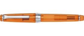 Sailor Professional Gear Slim (Sapporo) Fountain Pen, Orange Demonstrator with Silver Accents