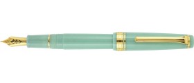 Sailor Professional Gear Slim (Sapporo) Shikiori Japanese Fairy tale Fountain Pen, Dragon Palace (Mint Green)