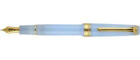 Sailor Professional Gear Slim (Sapporo) Shikiori Japanese Fairy tale Fountain Pen, Grateful Crane (Sky Blue)
