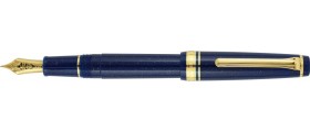 Sailor Professional Gear Slim (Sapporo) Shikiori Japanese Fairy tale Fountain Pen, Vega (Deep Blue)
