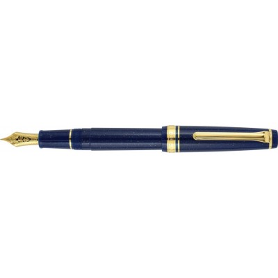 Sailor Professional Gear Slim (Sapporo) Shikiori Japanese Fairy tale Fountain Pen, Vega (Deep Blue)