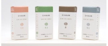 Sailor Shikiori Ink Cartridges, per pack of 8