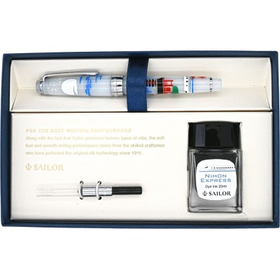 Sailor Professional Gear Slim Fountain Pen, Nihon Express, Kyoto Limited Edition Sailor Professional Gear Slim Fountain Pen, Nihon Express, Kyoto Limited Edition