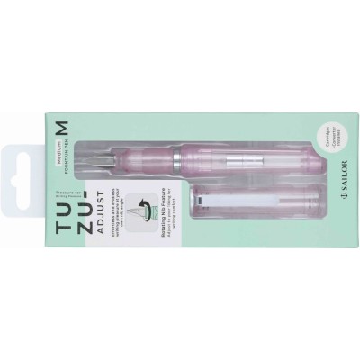 Sailor Tuzu Adjust Fountain Pen, Glassy #1 Limited Edition, Crystal Cherry