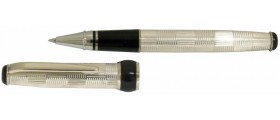 Via Roma Sterling Silver Rollerball, Geometric