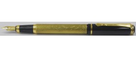 Baoer No. 507 Eight Horses Fountain Pen, Gold