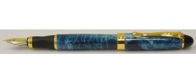 Jinhao No. X450 Fountain Pen, Blue Swirl