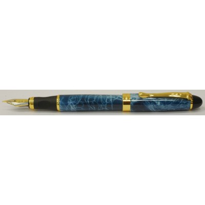 Jinhao No. X450 Fountain Pen, Blue Swirl