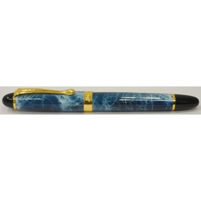 Jinhao No. X450 Fountain Pen, Blue Swirl Jinhao No. X450 Fountain Pen, Blue Swirl