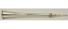 MS527 Villiers & Jackson Sterling Silver Coaching / Hunting Horn Novelty Propelling Pencil